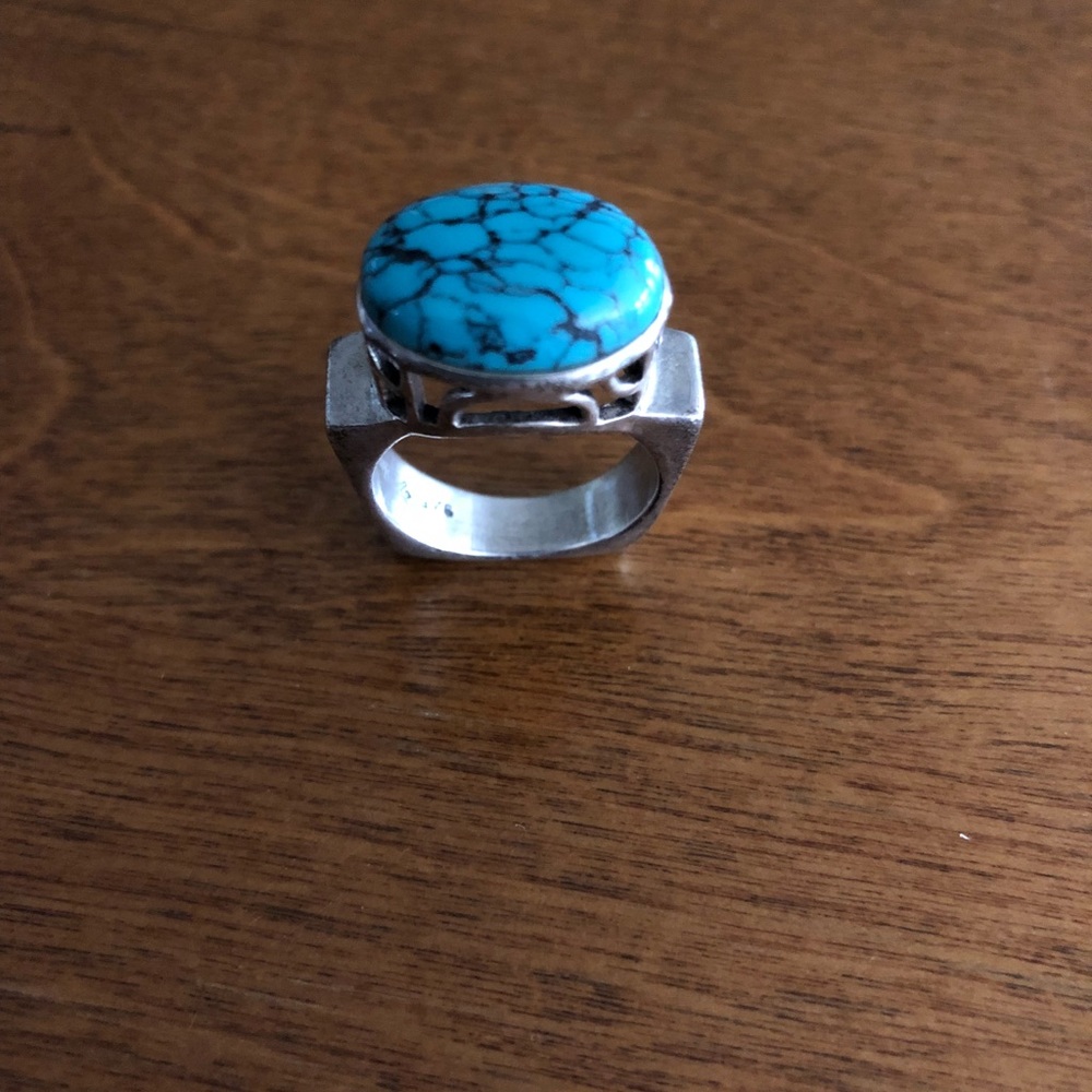 Sterling silver and turquoise SILPADA ring